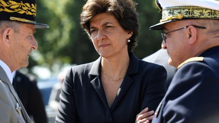 Sylvie Goulard, inquiétée par l'affaire des présumés emplois fictifs du MoDem, a démissionné de son poste de ministre de la Défense, mardi 20 juin.&nbsp; (BERTRAND GUAY / AFP)