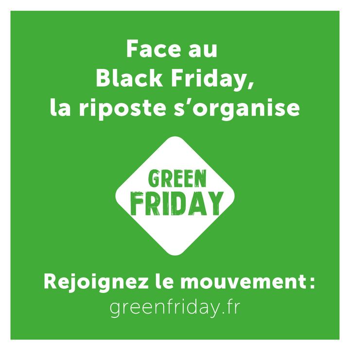 Logo de la campagne Green Friday (GREEN FRIDAY)