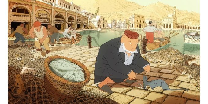 Le Chat du rabbin, le film.
 (Joann Sfar et Antoine Delesvaux)