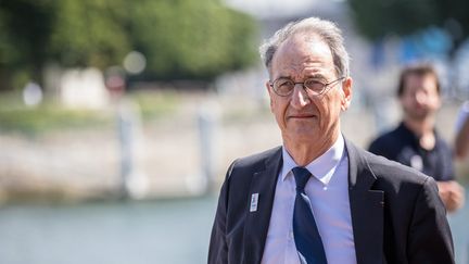 Denis Masseglia, lors de la journée de soutien à la candidature de Paris pour les Jeux Olympiques de 2024, le 23 juin 2017. (AURELIEN MORISSARD / MAXPPP)