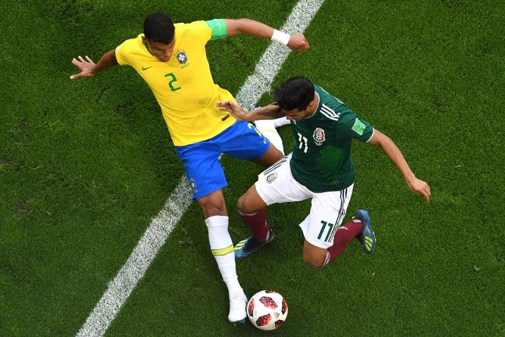 Le capitaine parisien Thiago Silva a retrouvé son brassard au Brésil réalise une première partie de compétition de haute volée. (KIRILL KUDRYAVTSEV / AFP)