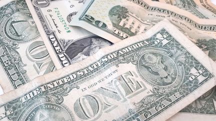 Des billets en dollars américains. (Stéphanie Berlu /Radio France)