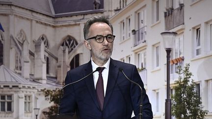 Emmanuel Grégoire, maire adjoint de Paris en charge de l’urbanisme, de l’architecture, du Grand Paris, des relations avec les arrondissements et de la transformation des politiques publiques. (photo d'illustration). (JULIEN DE ROSA / AFP)