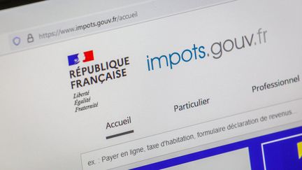 Le site Impots.gouv.fr de l'administration fiscale. (LIONEL VADAM  / MAXPPP)