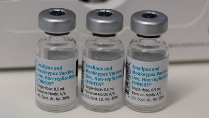 Des ampoules contenant le vaccin contre la variole du singe,&nbsp;Photo d’illustration prise le 22&nbsp;mai 2022 en Bavière (Allemagne). (SVEN HOPPE / DPA)