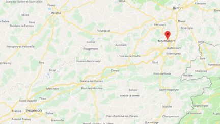 Un jeune homme de 16 ans a été blessé à la tête, à Montbéliard (Doubs) vendredi 7 décembre lors d’affrontements entre lycéens et forces de l’ordre (GOOGLE MAPS)