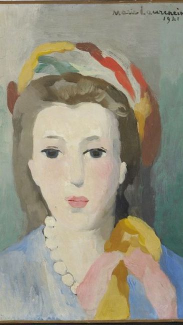 Portrait d'une femme inconnue de Marie Laurencin. (Cliché Alain Leprince©Palais des Beaux-Arts de Lille)