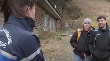 Dans le Sancy (Puy-de-Dôme), les gendarmes se sont montrés tolérants pour les premiers jours du confinement, mais vont commencer à sévir. (Capture d'écran / France 3)