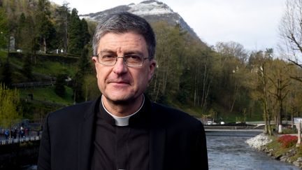 le président de la Conférence des évêques de France, Eric de Moulins-Beaufort, le 3 avril 2019. (LAURENT FERRIERE / HANS LUCAS / AFP)