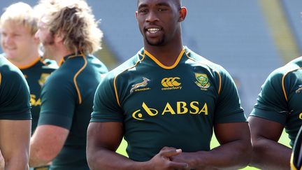 Siya Kolisi sous le maillot des Boks (MICHAEL BRADLEY / AFP)