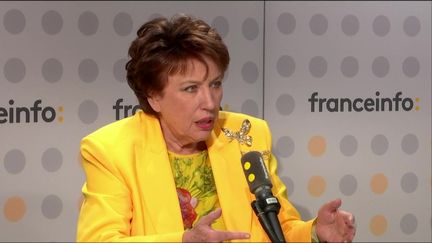 Roselyne Bachelot était l'invitée de franceinfo le mercredi 30 octobre 2024. (FRANCE INFO / RADIOFRANCE)