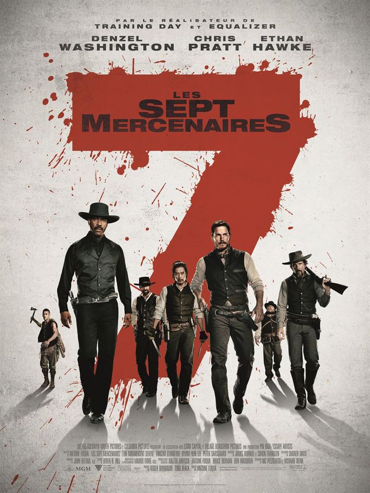 "Les 7 mercenaires" (2016) : l'affiche française 
 (Sony Pictures Releasing France)