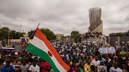 Une manifestation à Niamey le 3 août 2023. (- / AFP)