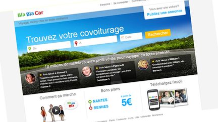 &nbsp; (Blablacar, n°1 mondial de covoiturage a racheté le n°2 © Capture d'écran)