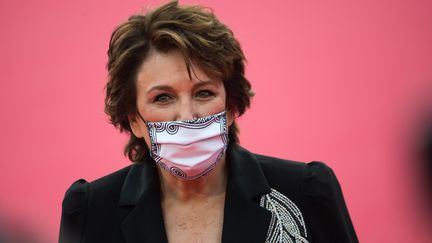 La ministre de la Culture Roselyne Bachelot à son arrivée au Festival du film américain de Deauville (Normandie), le 4 septembre 2020. (LOIC VENANCE / AFP)