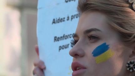 Guerre en Ukraine : en France, les Ukrainiens se mobilisent pour dire leur colère et leur inquiétude