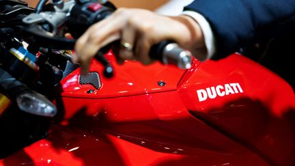 A Ducati brand motorcycle (KENZO TRIBOUILLARD / AFP)