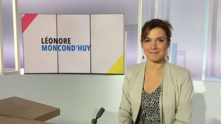 Léonore Moncond'huy invitée de "Dimanche en politique", le 10 novembre 2019.&nbsp; (Caroline Hubert - France Télévisions)