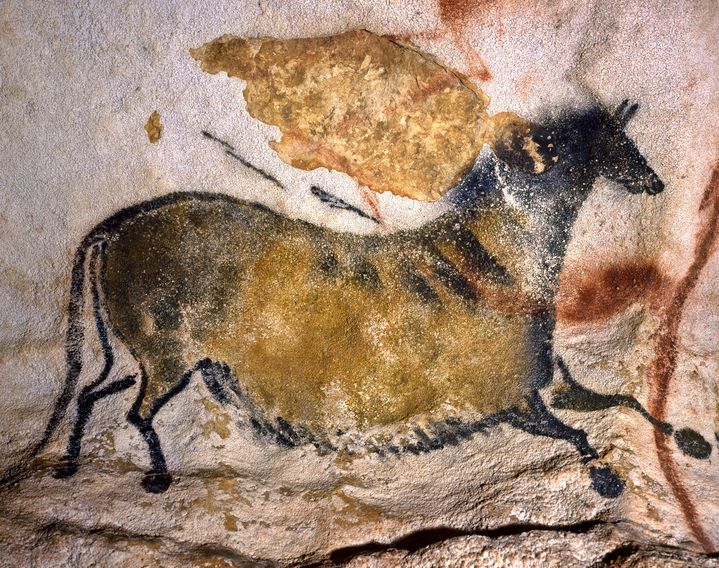 Troisième cheval chinois - Lascaux  (© N. Aujoulat - Centre national de la préhistoire - Ministère de la culture)