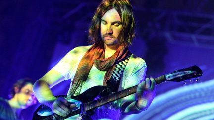 Kevin Parker de Tame Impala sur scène le 6 août 2015 à Los Angeles.
 (Rich Fury/AP/SIPA)