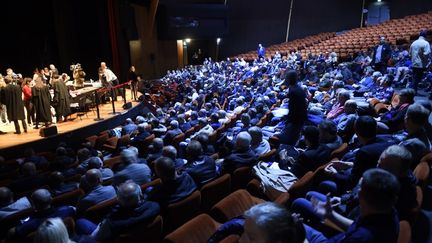 Le conseil des prud'hommes, installé au Parc des exposition, à Amiens, le 4 octobre 2018. (FRANCOIS LO PRESTI / AFP)