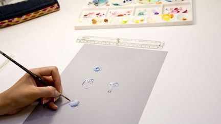 Gouache Van cleef &amp; Arpels
 (Yannick Le Merlus)