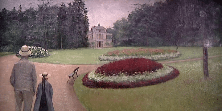  
Le parc de la propriété Caillebotte à Yerres – huile sur toile, 65×92 cm, 1875
 (DR / Propriété Caillebotte)