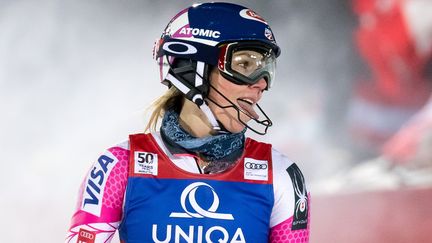 L'Américaine Mikaela Shiffrin (SEBASTIAN PUCHER / APA)