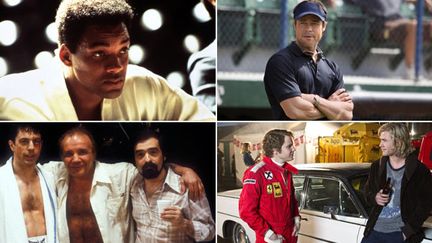 Ali, Le Stratège, Raging Bull, Rush, quatre films retraçant la vie de sportifs ou d'entraîneurs ayant existé