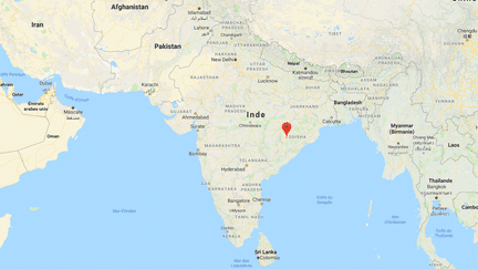 L'incident s'est produit à&nbsp;Titlagarh, dans l'état d'Odisha (Inde). (GOOGLE MAPS)