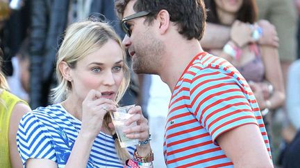 Ils sont pas "meugnons" tout ray&eacute;, Diane Kruger et Joshua Jackson? (WENN / SIPA)