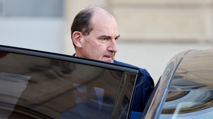 Le Premier ministre Jean Castex quitte l'Elysée à Paris (France) le 10 novembre 2021 (LUDOVIC MARIN / AFP)