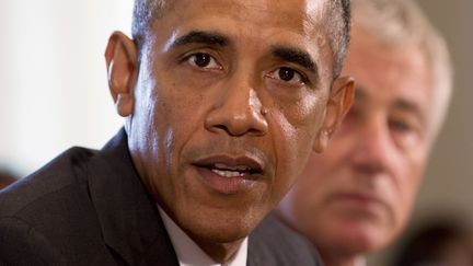 Le pr&eacute;sident am&eacute;ricain Barack Obama lors d'une r&eacute;union &agrave; la Maison Blanche, &agrave; Washington (Etats-Unis), le 12 septembre 2013. (JASON REED / REUTERS)