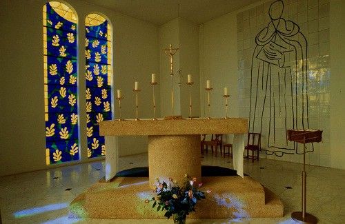 La chapelle du Rosaire à Vence entièrement conçue par Matisse
 (PITAMITZ/SIPA)