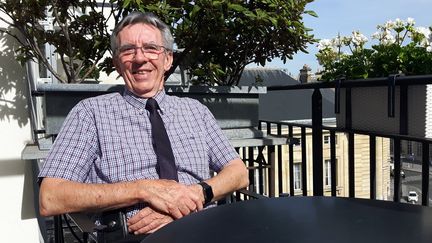 Jean-Pierre Sauvage, prix Nobel de chimie, en 2017. (SÉBASTIEN BAER / RADIO FRANCE)