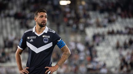 Yoann Barbet, le 2 juin 2023 lors du match arrêté entre Bordeaux et Rodez au Matmut Atlantique. (DAVID THIERRY / MAXPPP)