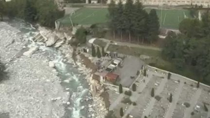 Tempête Alex : le cimetière de la vallée de la Roya ravagé