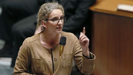 L'ex-ministre PS de l'Ecologie Delphine Batho, le 19 mars 2013, lors d'une séance de questions au gouvernement à l'Assemblée nationale, à Paris.&nbsp; (PATRICK KOVARIK / AFP)