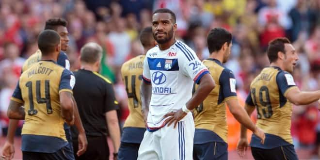 Alexandre Lacazette, l'attaquant de l'Olympique Lyonnais.