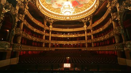 L'intérieur de l'Opéra Garnier à Paris. (THOMAS COEX / AFP)