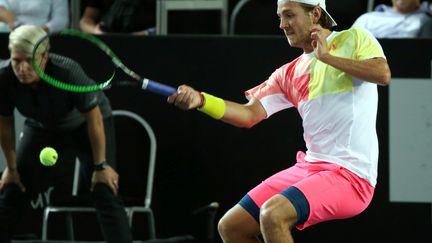 Le joueur français Lucas Pouille (ANTHONY PICORE / MAXPPP)