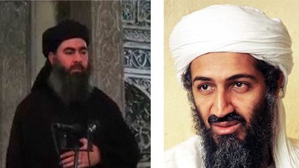 Al-Baghdadi et Ben Laden. (FTV)