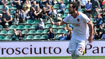 Mattia Destro, le buteur du jour pour le club de la Louve (GIUSEPPE CACACE / AFP)