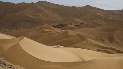 Un paysage traversé par la cinquième étape du Dakar 2019 entre Moquegua et Arequipa (Pérou), vendredi 11 janvier 2019. (FLORENT GOODEN / DPPI MEDIA / AFP)