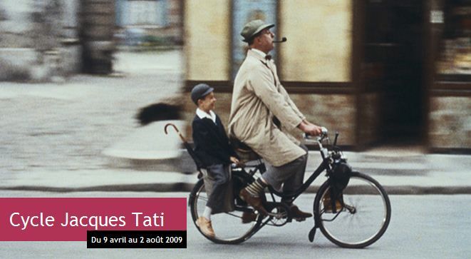 L'affiche cens&eacute;e promouvoir le cycle Jacques Tati &agrave; la Cin&eacute;math&egrave;que fran&ccedil;aise &agrave; Paris. (CINEMATHEQUE FRANCAISE)