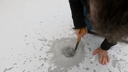 Ain : une patinoire naturelle à ciel ouvert