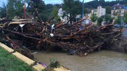 &nbsp; (A Lamalou-les-Bains, les eaux ont tout emporté sur leur passage © Thierry Baldacchino)