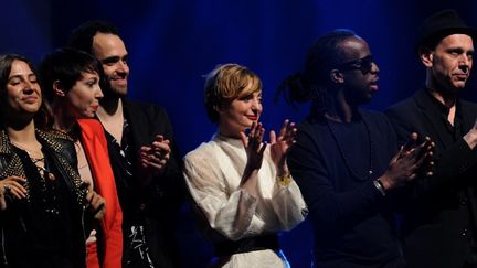 Izia, Jeanne Cherhal, Nosfell, "L", Youssoupha et Christian Olivier ont fêté les 40 ans du Printemps de Bourges
 (GUILLAUME SOUVANT / AFP)