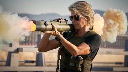 Linda Hamilton dans le rôle de Sarah Connor dans "Terminator : Dark fate" (Twentieth Century Fox)