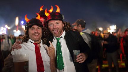 AC/DC ça vous dit quelque chose les gars ? Au Hellfest 2018.
 (Olivier Lanrivain/ Presse Ocean / MaxPPP)